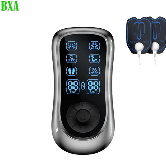 8 Languages Neck Massager LCD Display EMS TEM Pulse Massage with 6 Massage Modes To Comprehensively Alleviate Muscle Fatigue