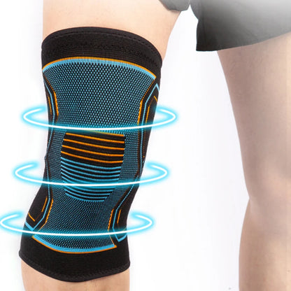 Compression Knee Brace Workout Knee Support for Joint Muscle Relaxation Running Biking Basketball Knitted Knee Sleeve for Adult