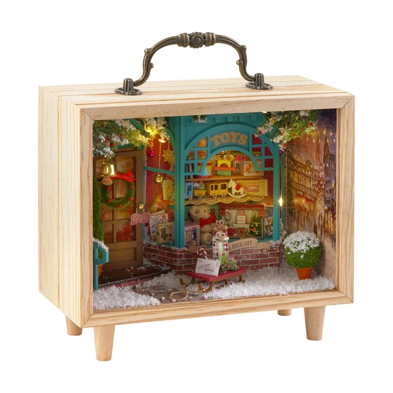 Smart Home DIY Small Wooden Box Series Dream Weaving Series Two Piece Blind Box Doll Storage Forest Children's Toys