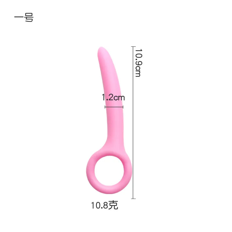 1pc Silicone Crescent Anal Plug Female Butt Plug Dildo Anal Stimulation G-Spot Masturbation Adult Sex Toys for Women Men