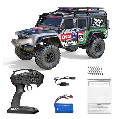 1:10 Rc Cars 2.4g 4WD Remote Control Off-road Truck Led Lights Rtr Model Off-road Monster Truck Children's Toy Gift