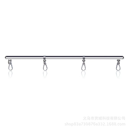 Adult Sexy Toys Stainless Steel Bondage Iron Tube, Removable Handcuffs Hand Foot Cuff Collar Restraint Split Leg Sex Accessories