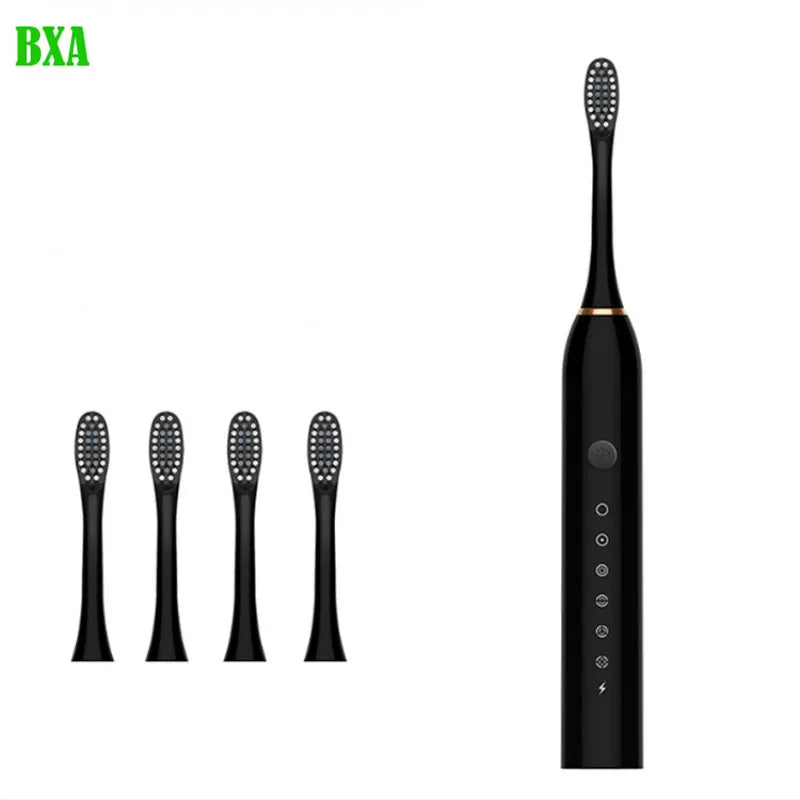 New Ultrasonic Sonic Electric Toothbrush for Adult & Children USB Charge Rechargeable Soft Fur Waterproof Tooth Brush Washable