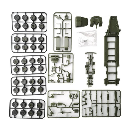 4D 1/72 Russian KRAZ-260 Trailer BTR Military Truck Assembled Model Aging Simulation Model Decoration ABS Toy Car Collection