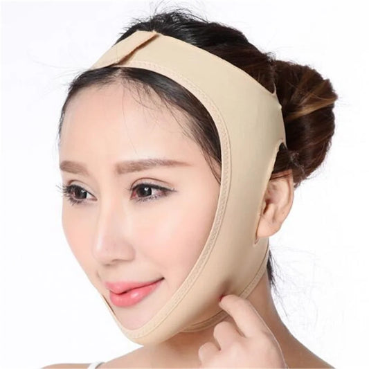 Elastic Facial Slimming Bandage V-line Face Shape Female Chin Cheek Lift Belt Facial Massage Belt Facial Skin Care Tool Beauty