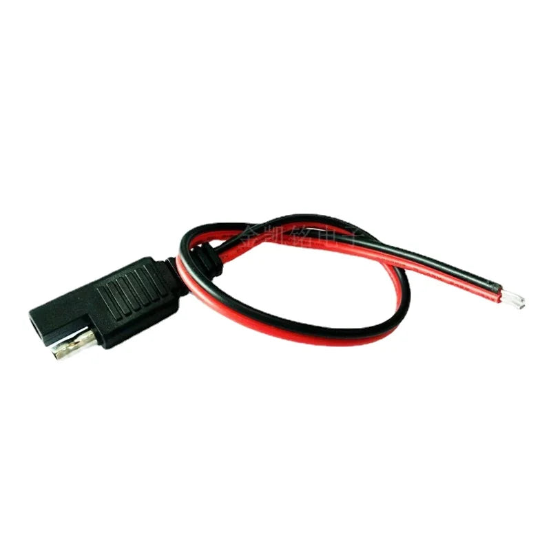 10A 18AWG Solar Panel Extension Cable 0.75mm² Car Battery Connection SAE Power Cord 30cm