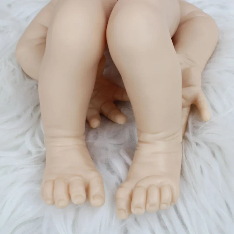 50CM Reborn Dolls 20Inch Vinyl Reborn Accessories DIY Blank Kit Soft Unpainted Unfinished Doll Part