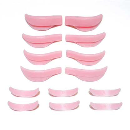 NEW 7Pairs colour Eyelash Perming Pad Silicone Eyelashes Perming Curler Reusable Lash Lift Shield Pads Eyelash Lifting