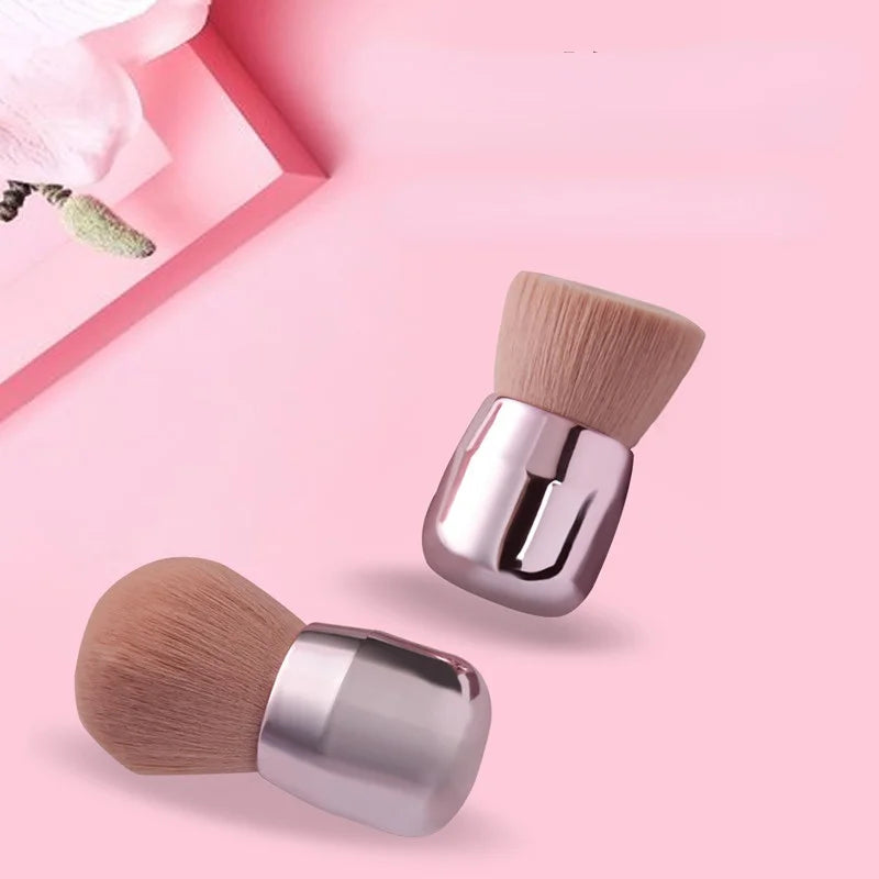 BXA Mushroom Head Makeup Brushes Pink Loose Powder Brush Single Powder Brush Set Makeup Powder Brush Soft Hair Girl Blush Brush