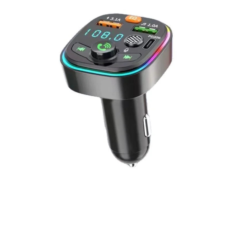 Wholesale Q6 Car MP3 Player U Disk Bluetooth Hands-free FM Transmitter Multi-function PD Fast Charge Car MP3