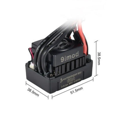 Arrival 9imod F540-V2 4370KV Brushless Sensorless Waterproof Motor 3.175mm+60A ESC for 1/10 RC Car