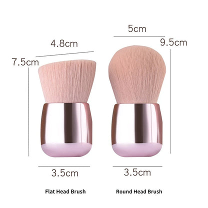 BXA Mushroom Head Makeup Brushes Pink Loose Powder Brush Single Powder Brush Set Makeup Powder Brush Soft Hair Girl Blush Brush