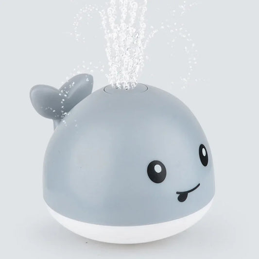 Baby Bath Pools Water Fun Toy Electric Water Jet Whale Toddler Infants Bathroom Shower Light Music Water Playing Toys