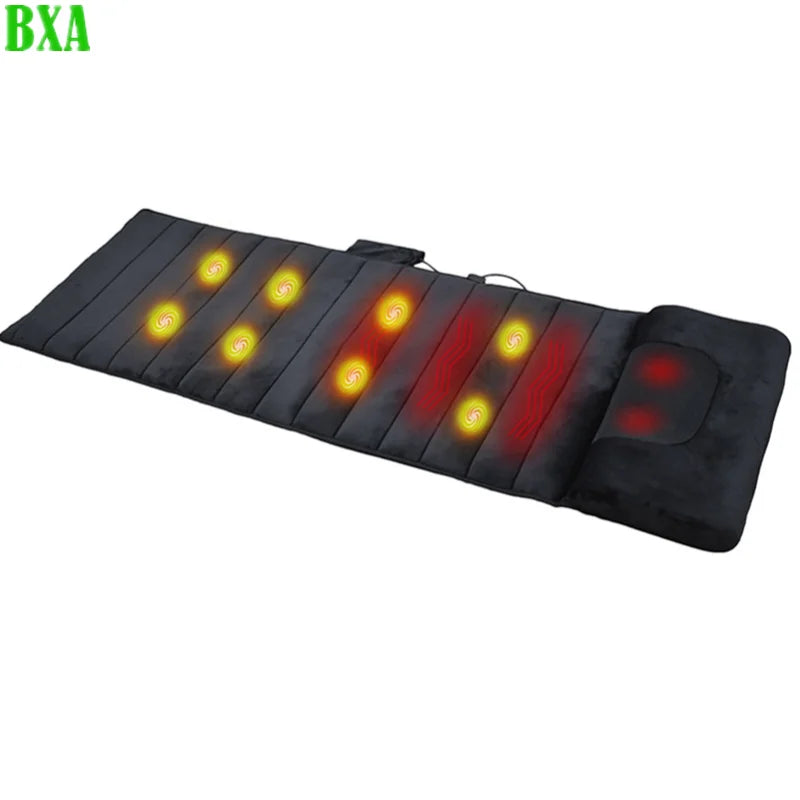 BXA Electric Cervical Massager Full Body Massage Cushion Multifunctional Household Fully Automatic Waist Massage Mattress