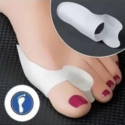 2PCS Silicone Thumb Correctors Hallux Valgus Toe Hallux Valgus Protector Finger Corrector Adjuster Foot Care Tools