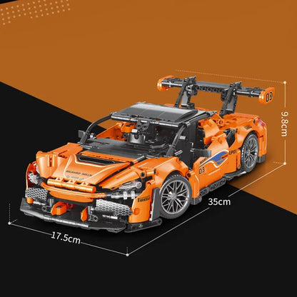 1074Pcs Technical Mechanical Sport Car Model Building Blocks 1:14 City Super Racing Vehicle Bricks Toys For Kids Adult Gift