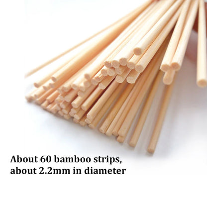 Natural Bamboo and Wood Body Massage Hammer Stick Relieve Muscle Fatigue Eliminate Fatigue Stick Fitness Wooden Handle