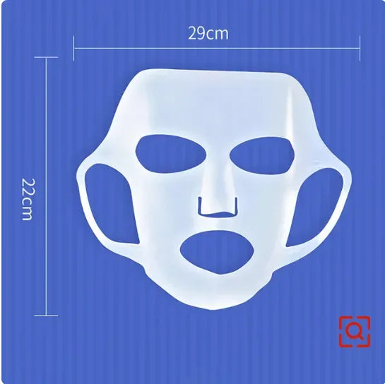 3D Silicone Mask Face Women Skin Care Tool Hanging Ear Face Mask Gel Sheet Reusable Lifting Anti Wrinkle Firming Ear Fixed Tools