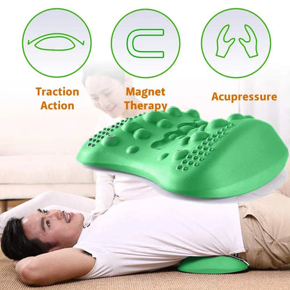 New 1pc EVA Lumbar Support Pillow for Lower Back Muscle Relax Lower Back Stretcher Massager for Chronic Lumbar Herniated Disc