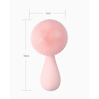 Cleansing Brush Skin Rejuvenation Silicone Ultrasonic Facial Brush Face Body Cleanser 4 Modes with Rotating Magnetic Beads