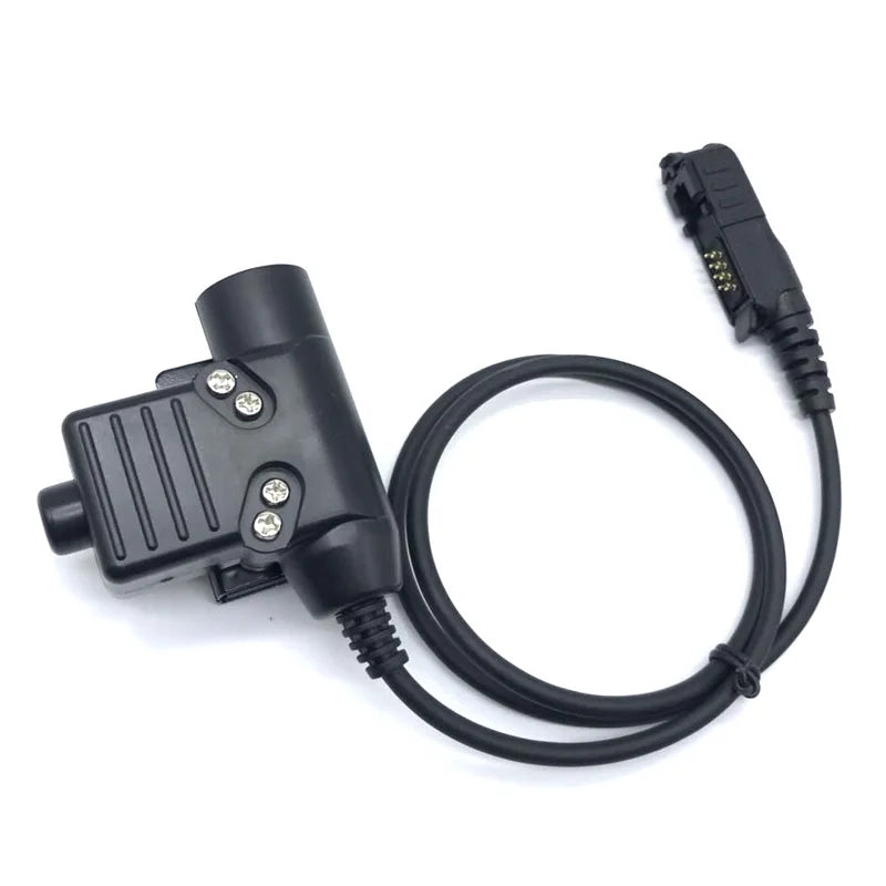 U94 PTT Z Tactical Military Adapter For Motorola XiR P6600 DP2400 MTP3250 DEP550 DP2400 MTP3550 MTP3150 Radio PTT Mic Headset