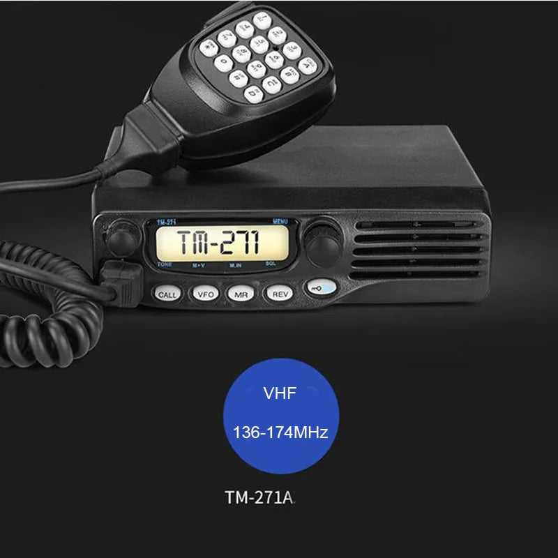 TM-271A/TM-471A Mobile Car Radio Single Band VHF/UHF 60W FM Transceiver Repeater Station for KENWOOD TM271 TM471 Walkie Talkie