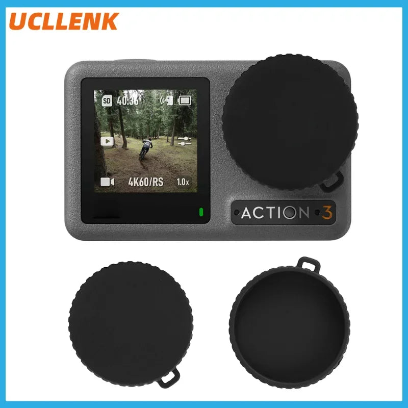 Suitable for DJI Osmo Action 3 4 Smart Eye Motion Camera Silicone Lens Cover Accessories