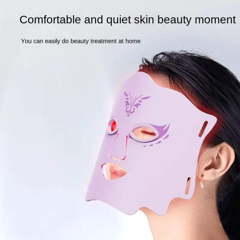 New LED Beauty Mask Face Photon Rejuvenation Facial Mask Household Whitening Acne Removing and Spot Lightening Spectrometer