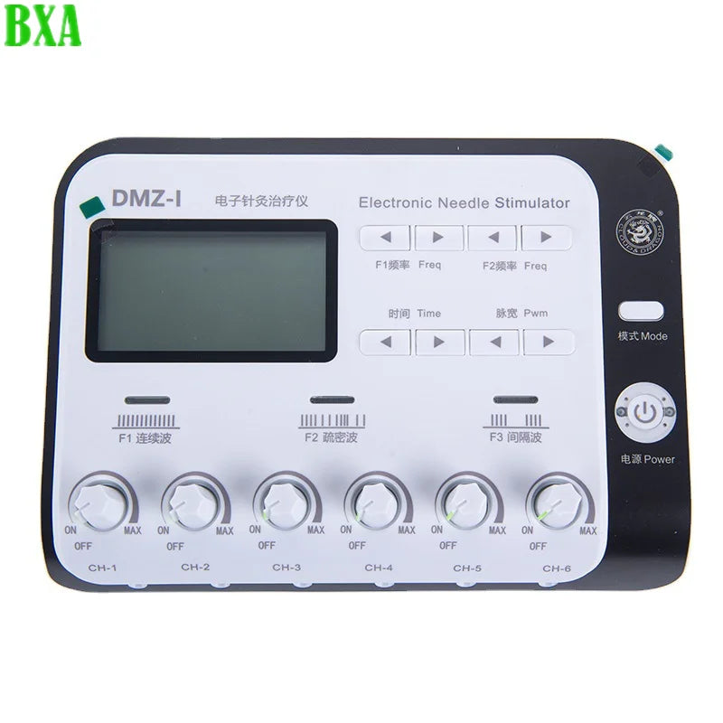 New TENS Equipment Massager Needle Electric Muscle Stimulator 6 Output Channel Electroacupuncture Acupuncture Physiotherapy