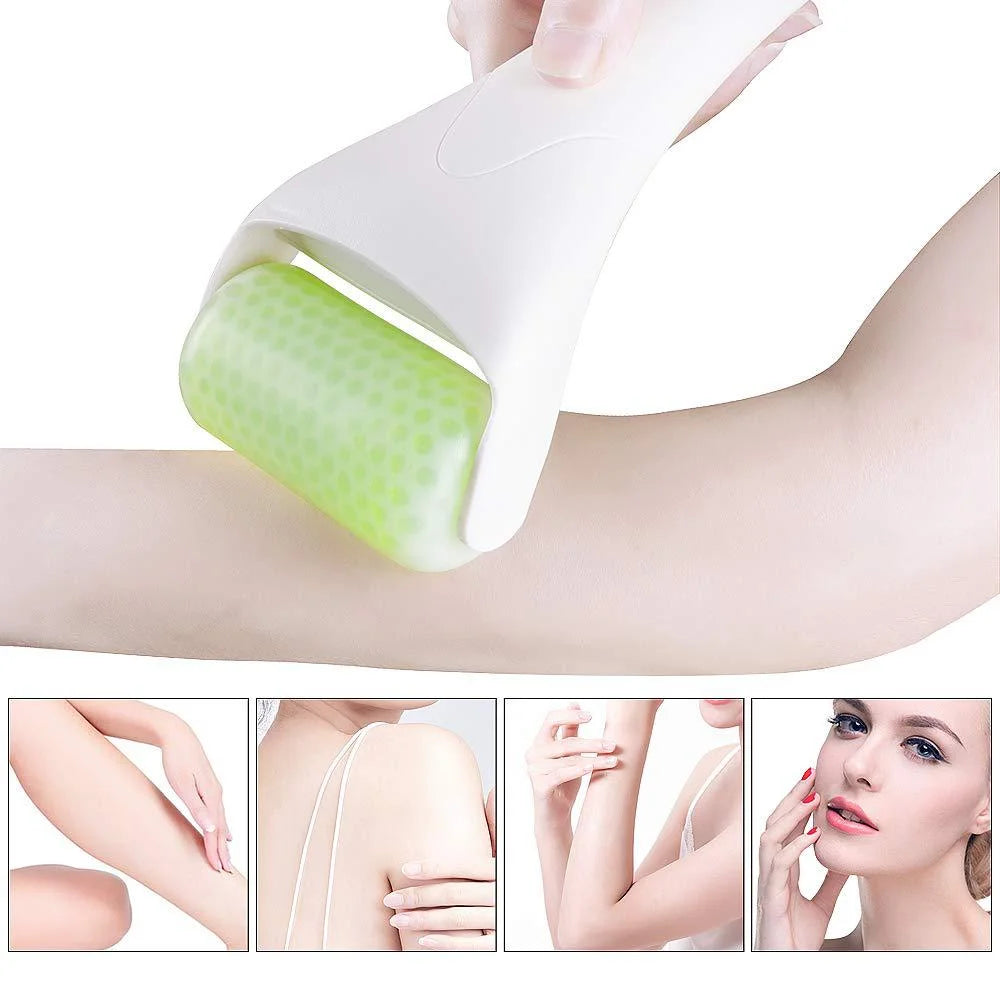 1PCS Face Skin Care Tools Face Anti-wrinkles Muscle Relax Roller Cool Ice Roller Massager Skin Lifting Tool Face Lift Massage