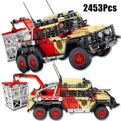 2453Pcs Technical Off Road Transport Truck Racing Sport Car Model Building Blocks City Speed Vehicle Bricks Toys Kids Adult Gift