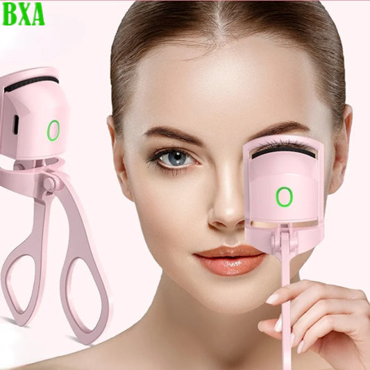 New Portable Long Lasting Eyelashes Curls Thermal Eyelash Curler Makeup Tools Eyelash Curler Electric Heated Comb Eye Lash Perm