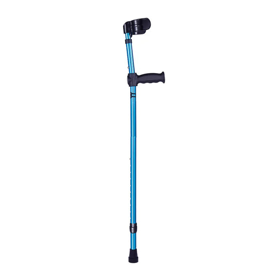 Aluminium Alloy Folding Crutch Adjustable Telescopic Underarm Cane Walking Stick  For Elderly Disabled Trekking Hiking Canes