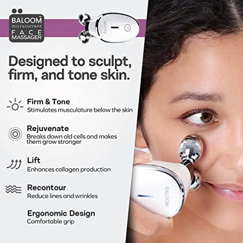 Microcurrent Facial Massager Skin Tightening Care Wrinkle Removal Anti Aging Skin Rejuvenation Face Lift Acne Spot Treatment