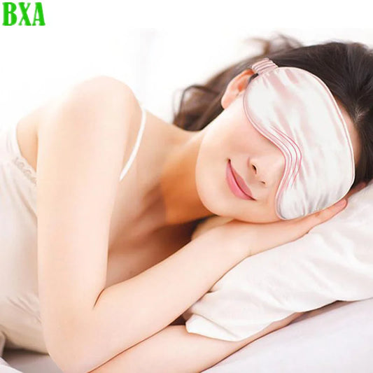 BXA 1pc Eyeshade Sleeping Eye Mask Cover Eyepatch Blindfold Solid Portable New Rest Relax Eye Shade Cover Soft Pad