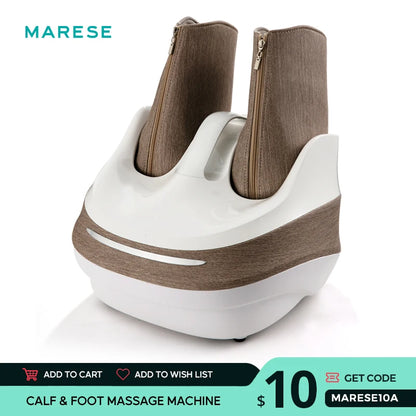 Foot Massager Pneumatic Roller Massage with Heating Machine Slim and Beautiful Leg Shape Relieves Fatigue and Swelling