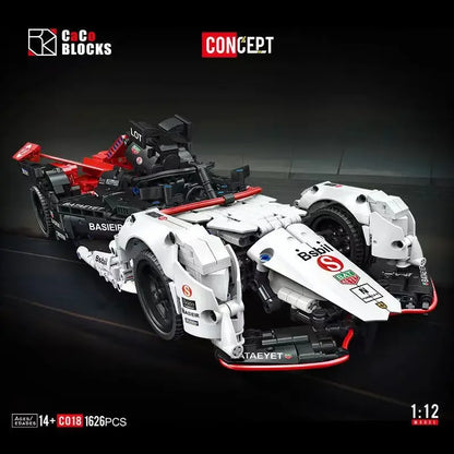 1626PCS Technical FE Porsched 99X F1 Formula Racing Car Building Blocks 42137 Assemble Bricks Vehicle Toys For Adult Gift