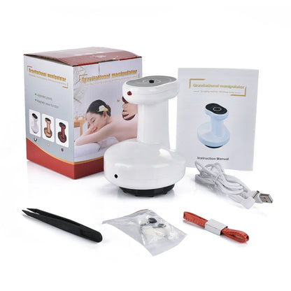 New Electric Cupping  Machine Stimulate Acupoint Body Slim Guasha Scraping Heat Massage Negative Pressure Acupuncture Therapy