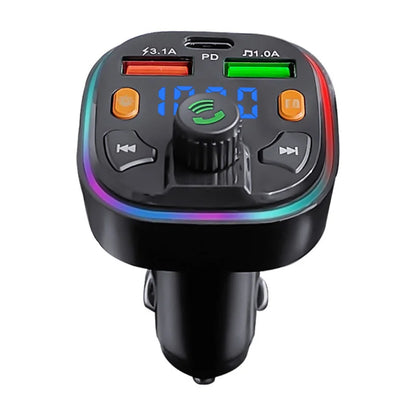 Wholesale Q5 Car MP3 Player: USB Bluetooth Hands-free FM Transmitter, Multi-function PD Fast Charging, Car MP3