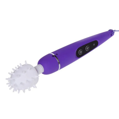 1PCS 3IN1 10-Vibration AV Vibrator Wand Massager Silicone Heads G-spot Clitoral Stimulator Masturbator Sex Toys for Women