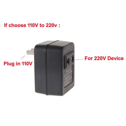 1pc AC 50W 60Hz Max Power AC 110v to 220v Single Change Voltage Transformer Power Converter Adapter US Plug SC-21C